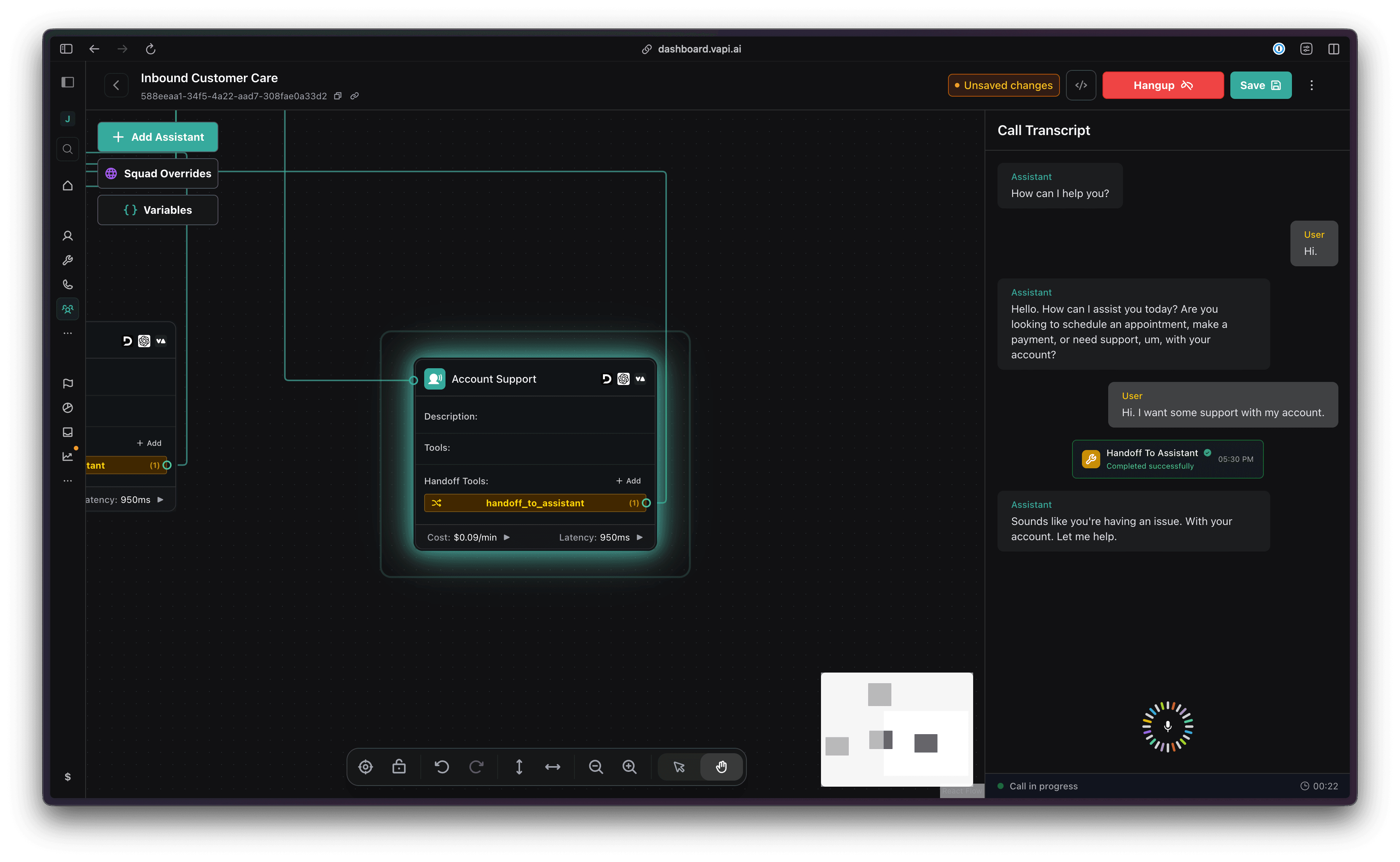 Greeting Assistant flow